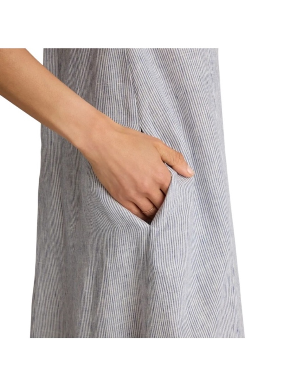 Quince 100% European Linen Strapless Maxi Dress - Picture 12 of 14